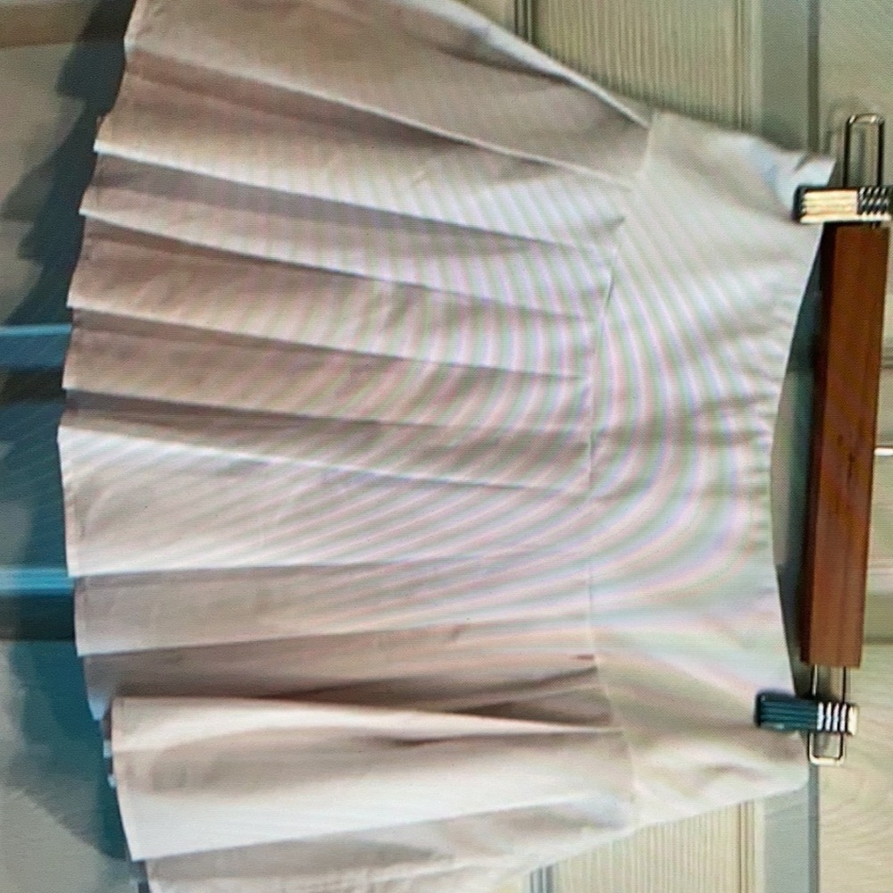 Pleated skater skorts